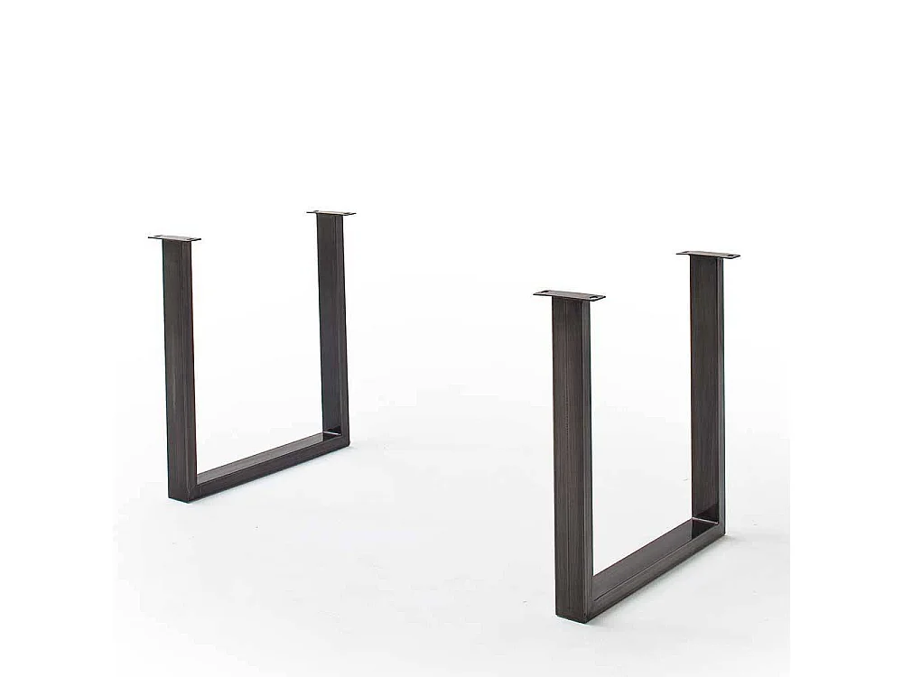 Esstisch Holztisch aus Akazie Massivholz und Metall