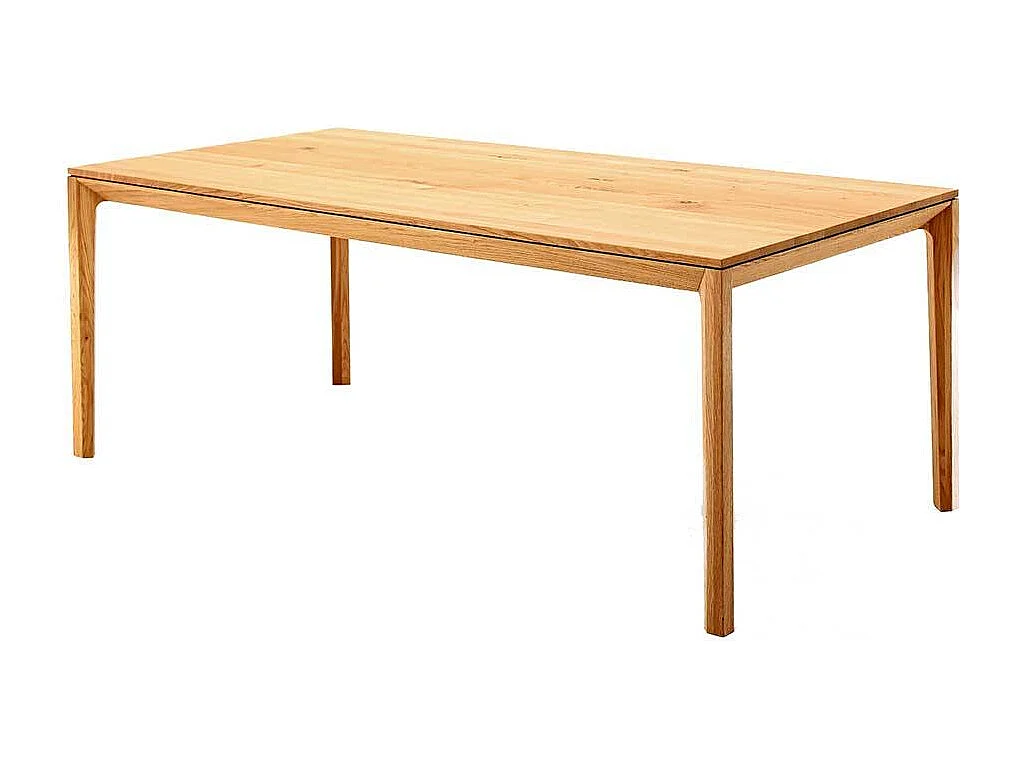 Holztisch Massivholztisch aus Eiche Massivholz in Eichefarben