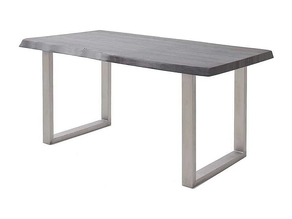 Esstisch Baumkantentisch aus Akazie Massivholz im Industry und Loft Stil