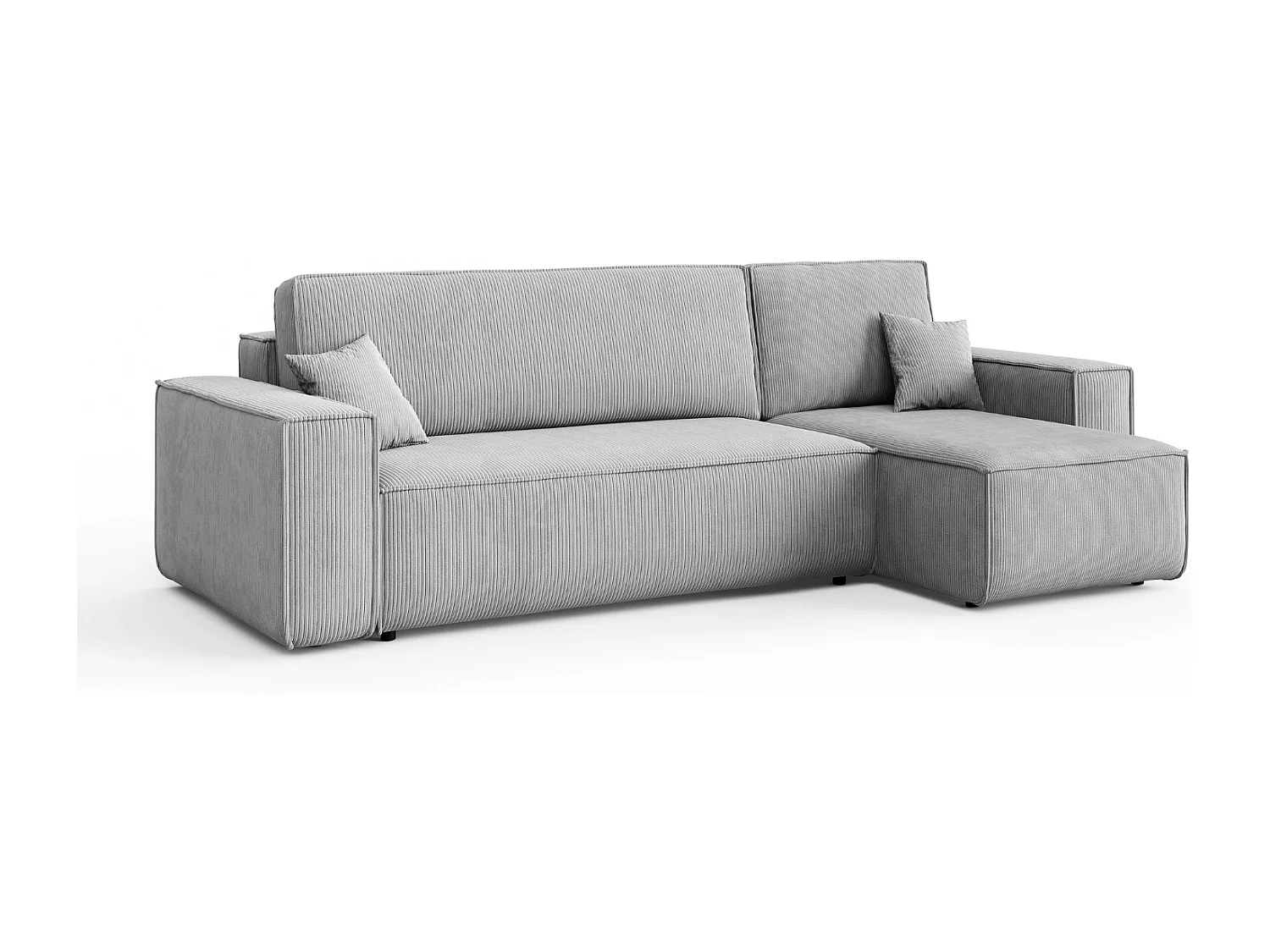 Canapé d’angle DENIS L avec fonction lit 135x200 Poso 110