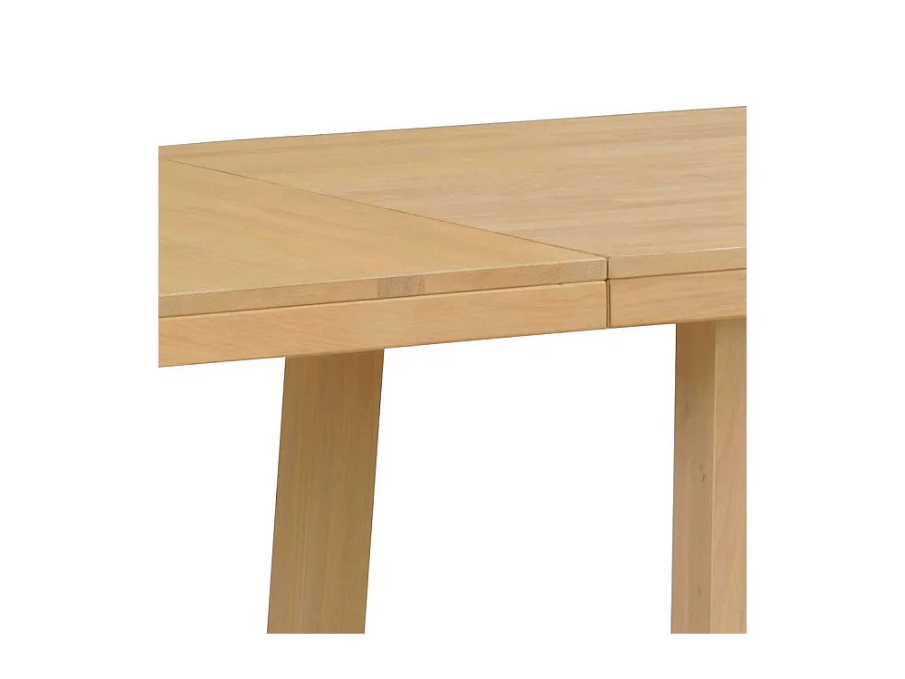 Esszimmertisch aus Eiche Massivholz gebürstet und lackiert