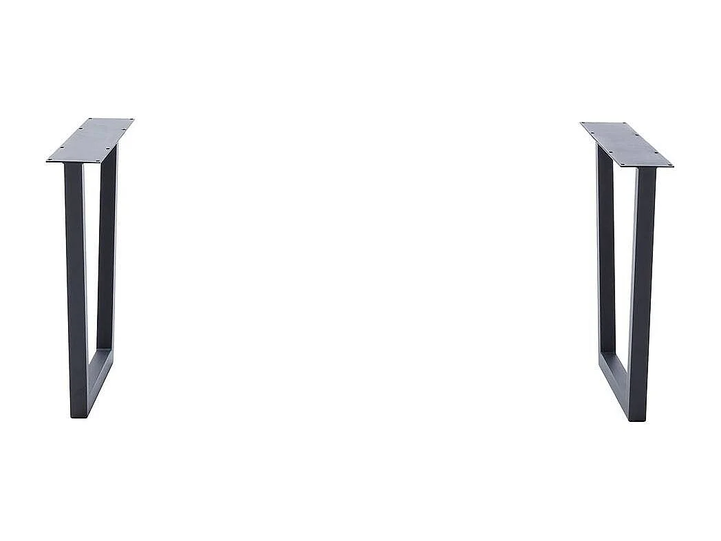 Esstisch Küchentisch aus Balkeneiche Massivholz und Stahl