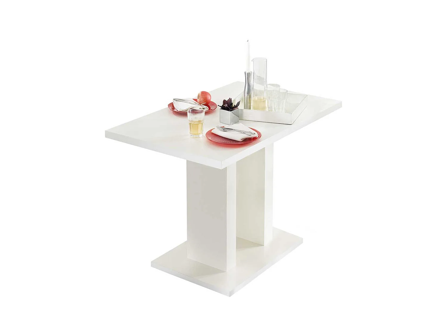 Esszimmertisch mit Säulengestell modern