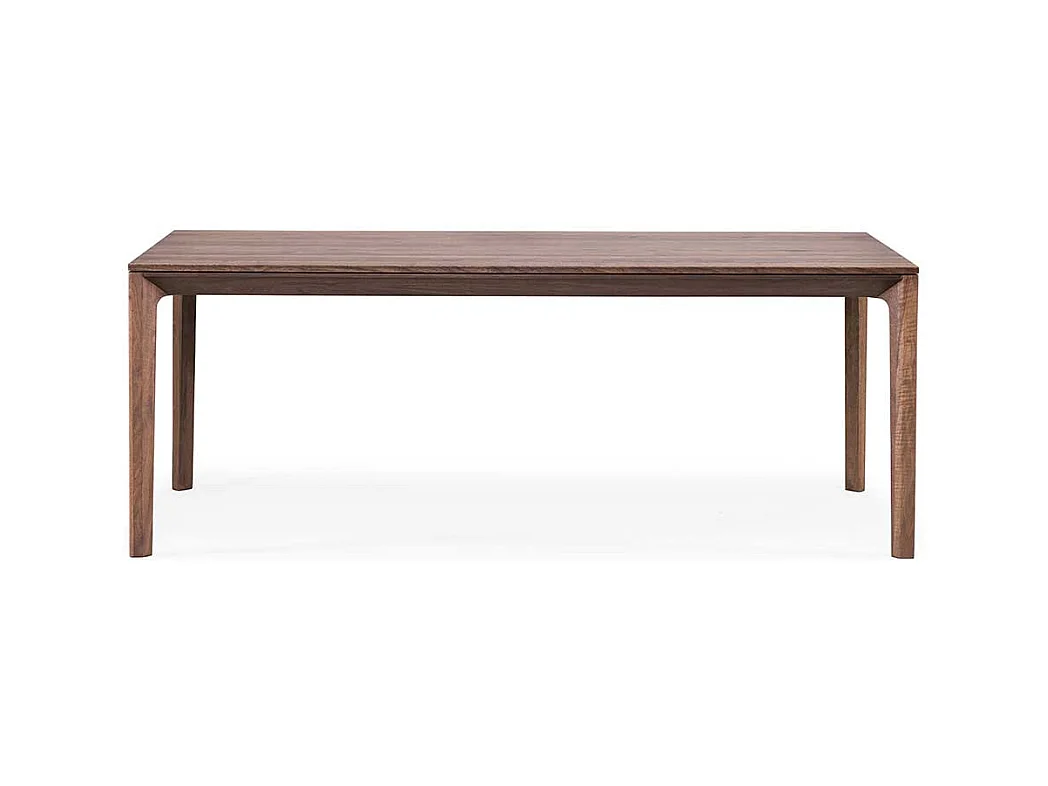 Holztisch aus Nussbaum Massivholz handgearbeitet