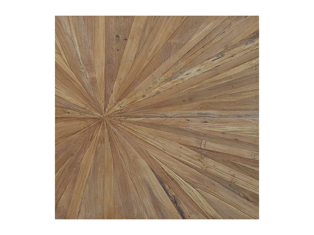 Esszimmertisch rustikal aus Teak Massivholz Industry und Loft Stil