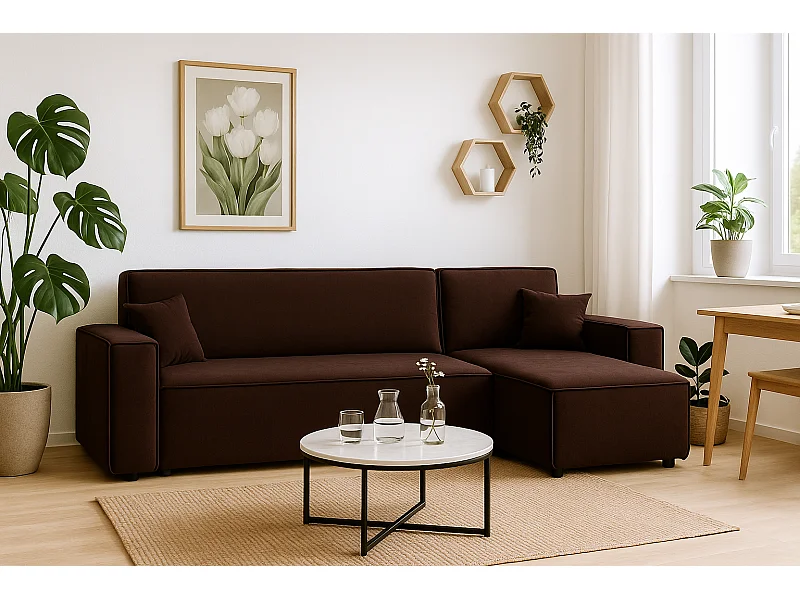 Canapé d’angle DENIS L avec fonction lit 135x200 Riviera 28