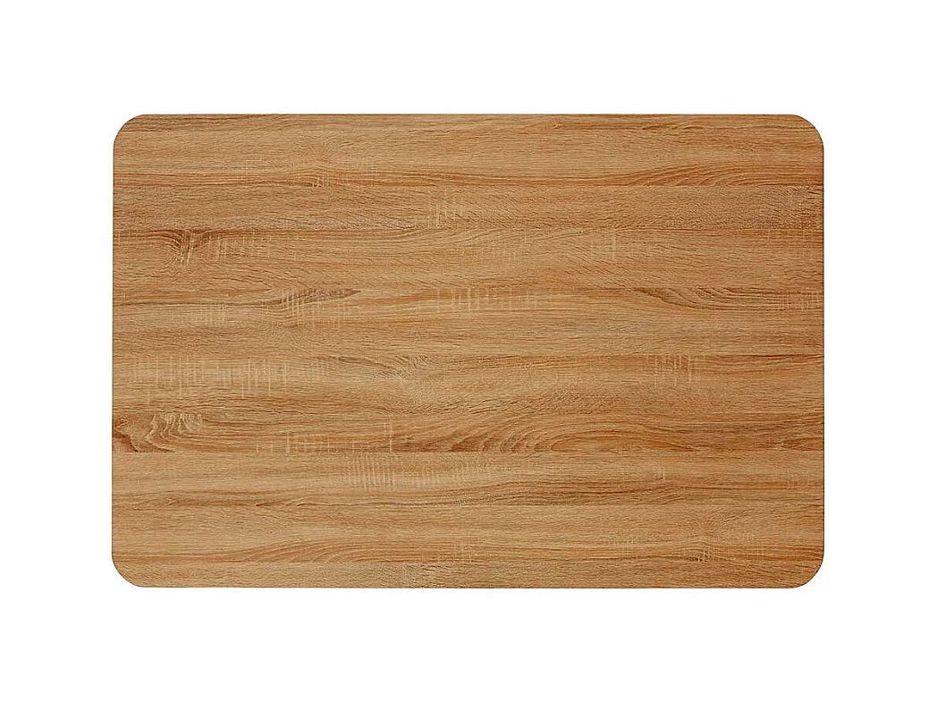 Esstisch in Wildeichefarben und Schwarz Industry Stil