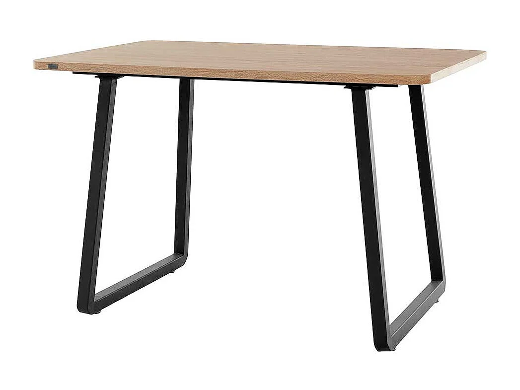 Esstisch in Wildeichefarben und Schwarz Industry Stil