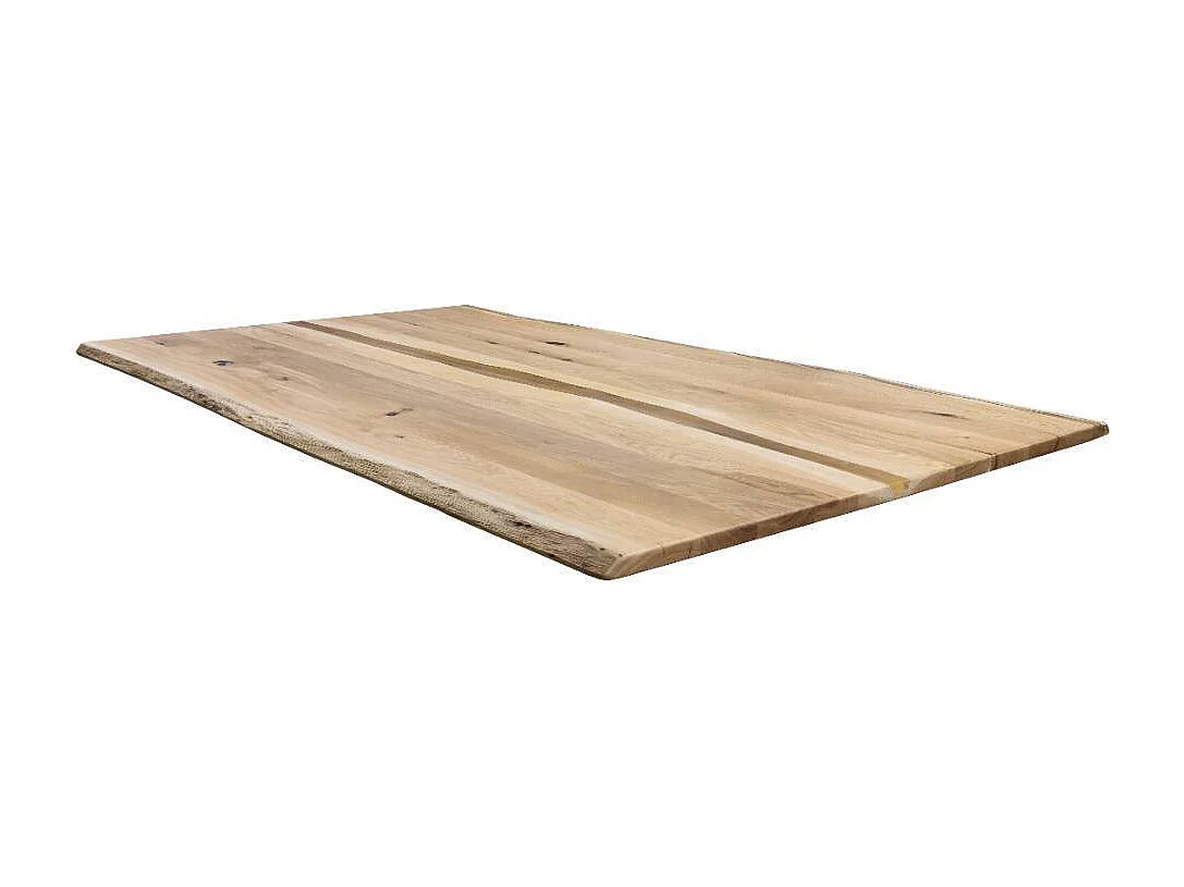 Esstisch Massivholztisch mit natürlicher Baumkante in modernem Design
