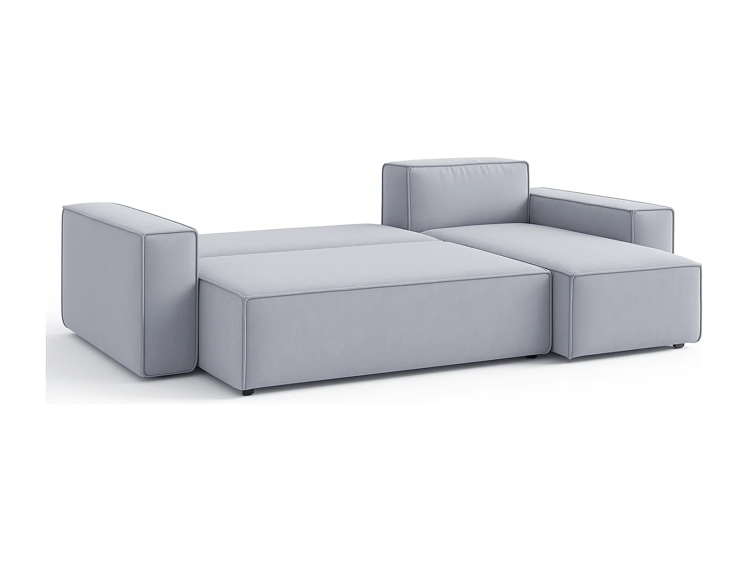 Canapé d’angle DENIS L avec fonction lit 135x200 Riviera 80