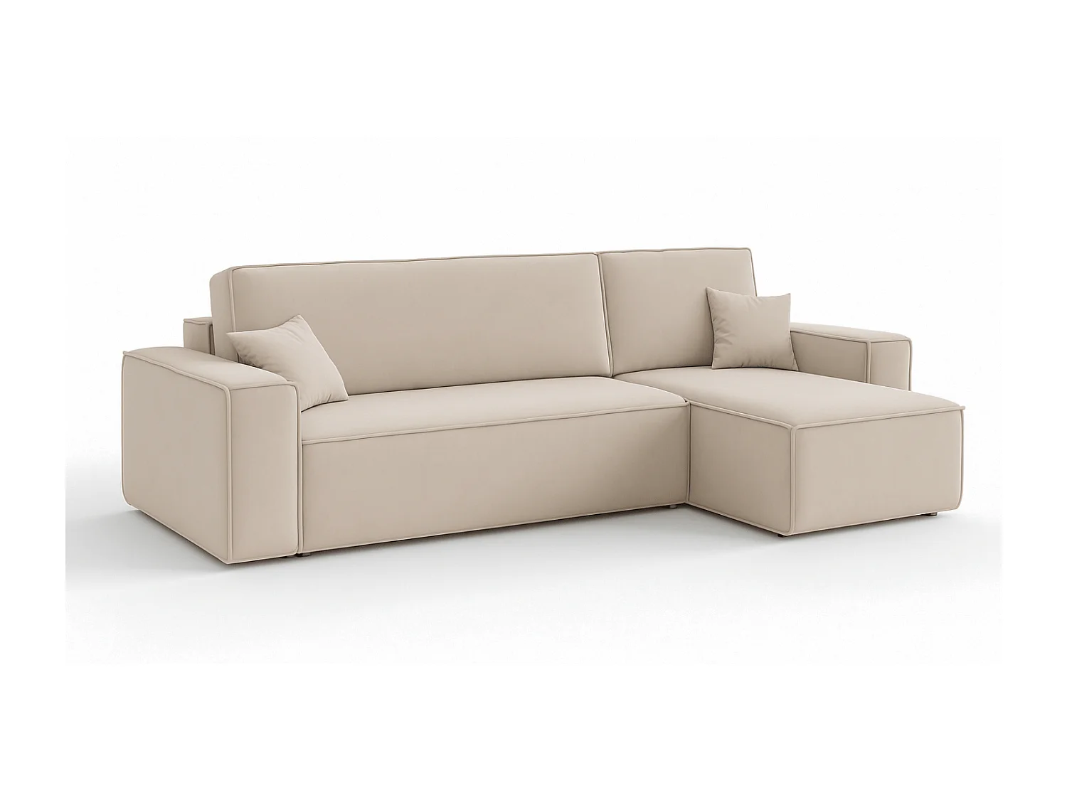 Canapé d’angle DENIS L avec fonction lit 135x200 Riviera 21