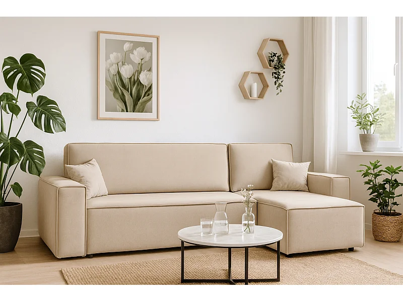Ecksofa DENIS L mit Schlaffunktion 135x200 Riviera 21