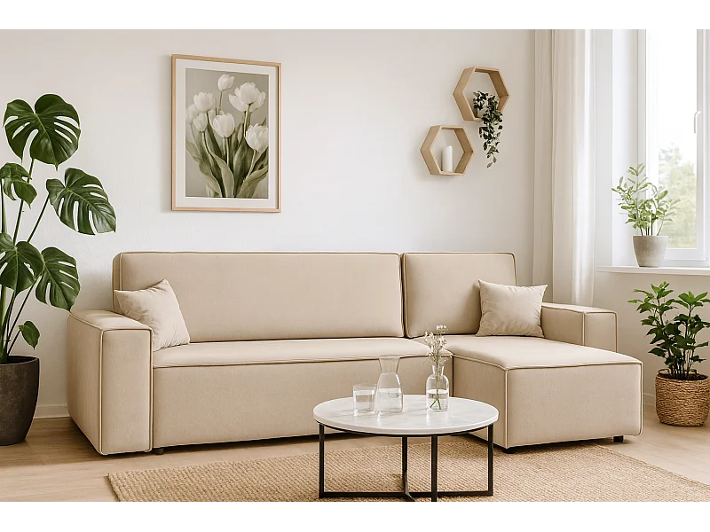 Ecksofa DENIS L mit Schlaffunktion 135x200 Riviera 21