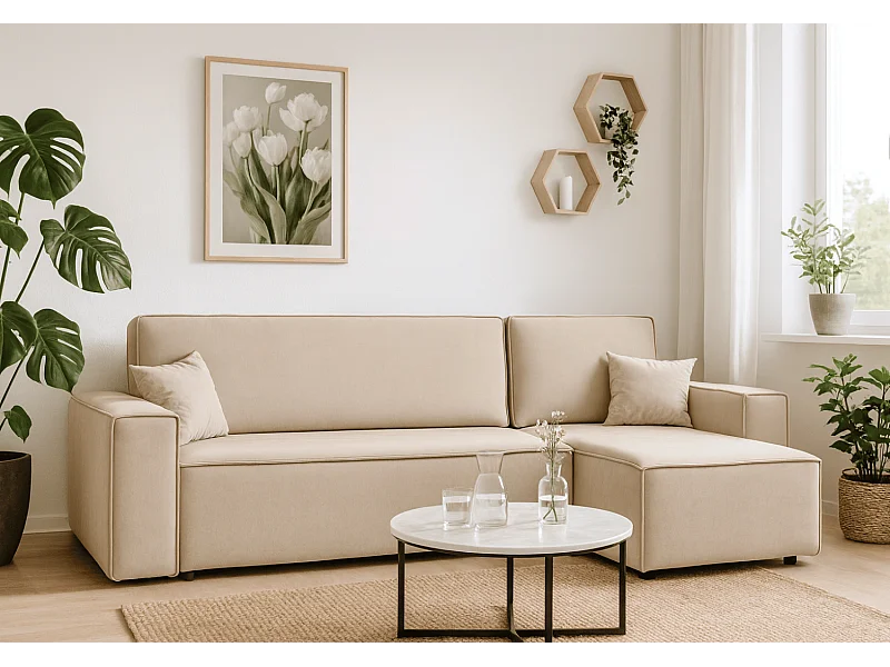 Narożnik DENIS L z funkcją spania 135x200 Riviera 21