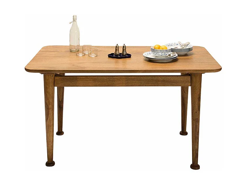 Esszimmer Tisch aus Mangobaum Massivholz lackiert