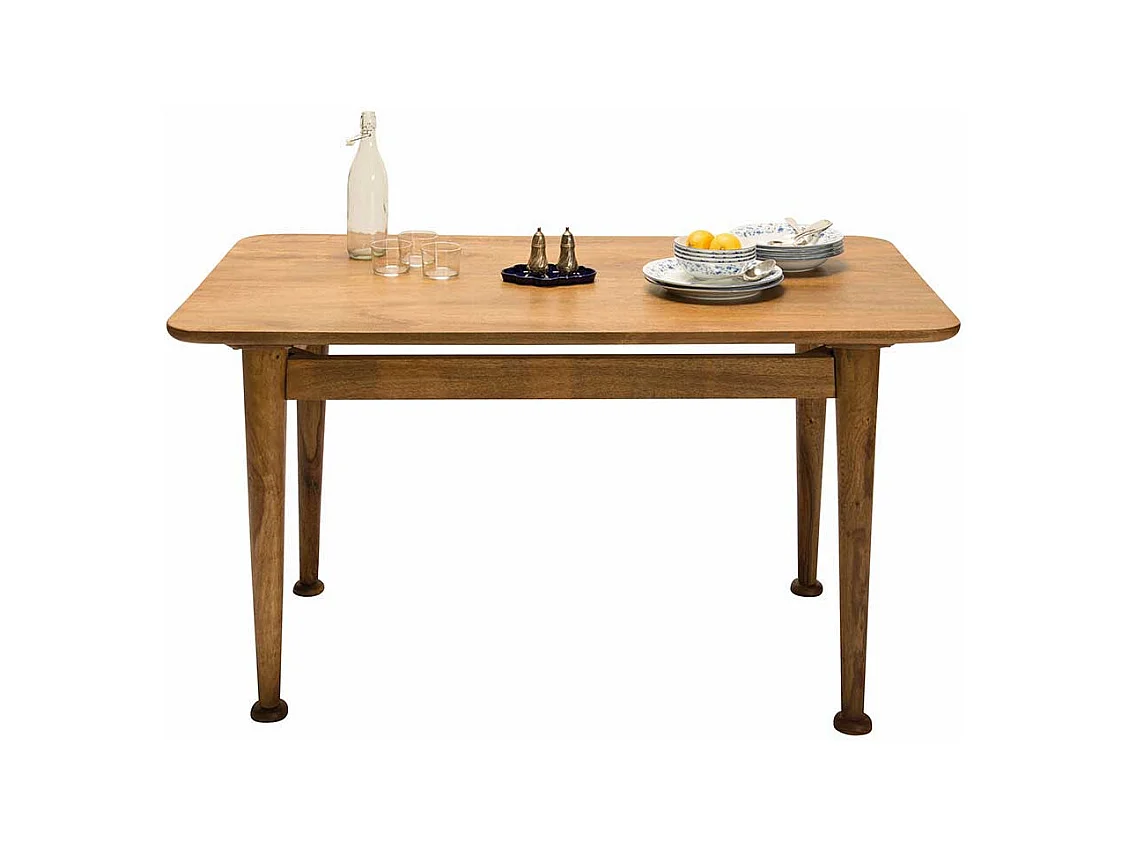 Esszimmer Tisch aus Mangobaum Massivholz lackiert