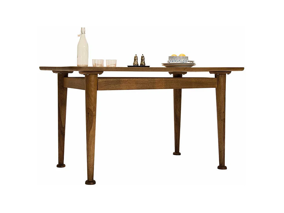 Esszimmer Tisch aus Mangobaum Massivholz lackiert