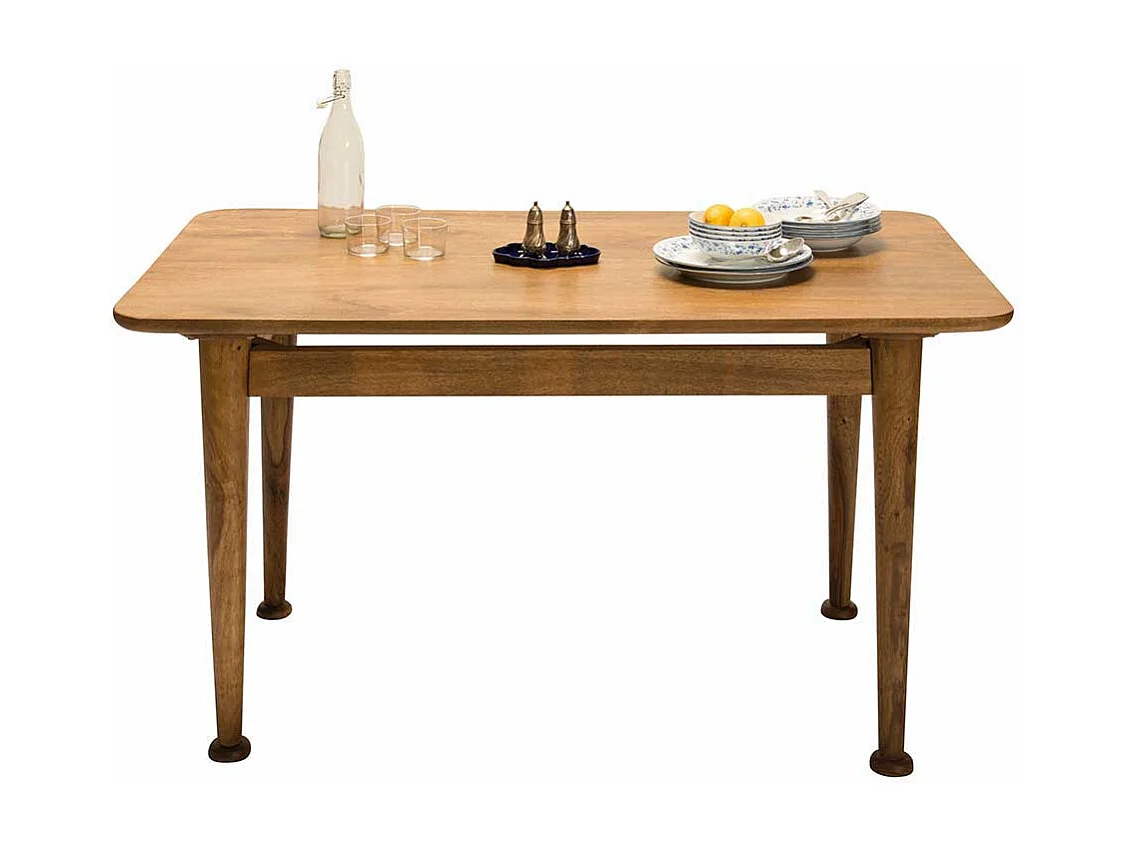 Esszimmer Tisch aus Mangobaum Massivholz lackiert