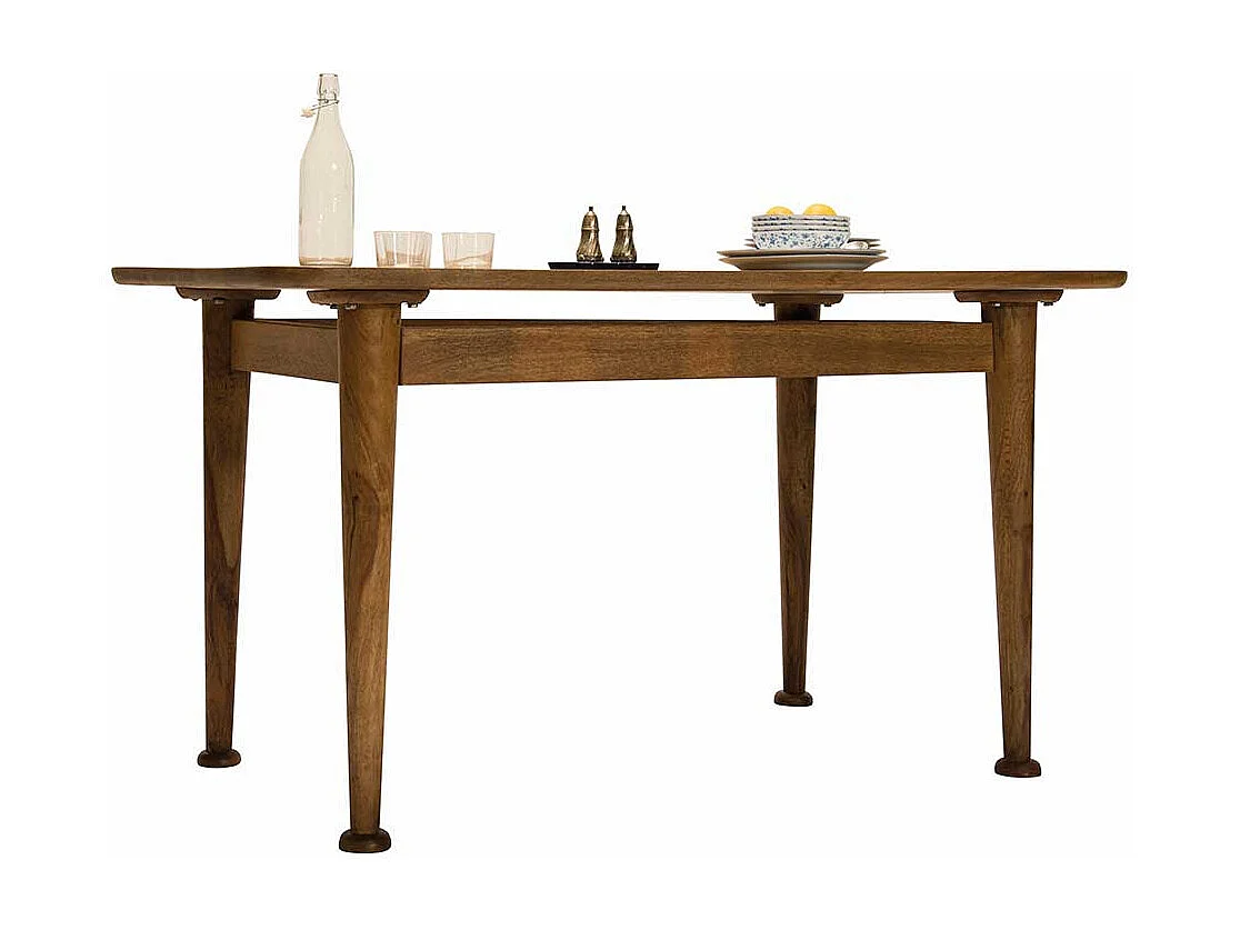 Esszimmer Tisch aus Mangobaum Massivholz lackiert