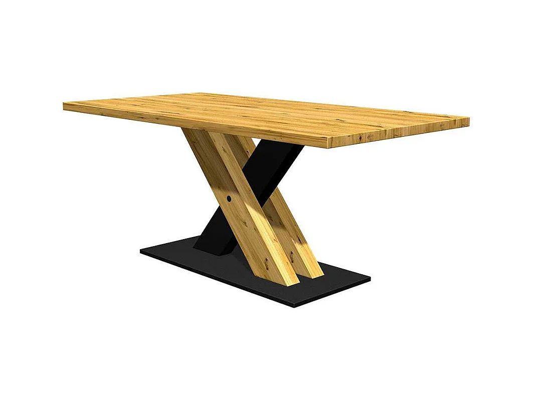 Premium Esszimmertisch aus Eiche Massivholz modernem Design