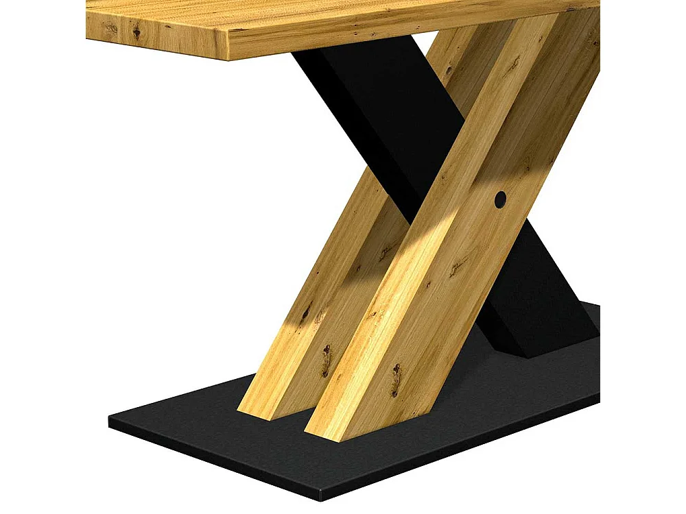 Premium Esszimmertisch aus Eiche Massivholz modernem Design