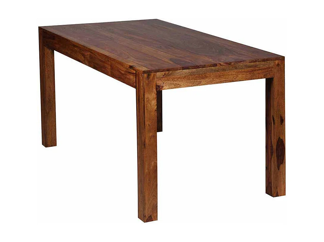 Massivholztisch aus Sheesham lackiert Landhaus