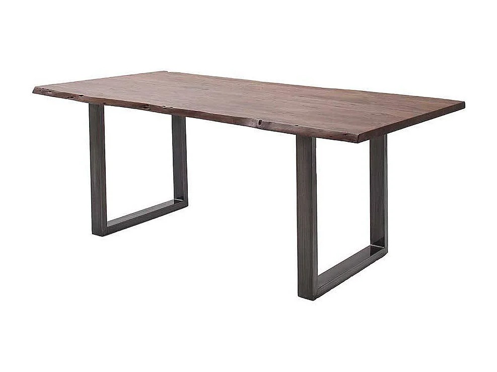 Esstisch Holztisch im Industry und Loft Stil 100 cm tief