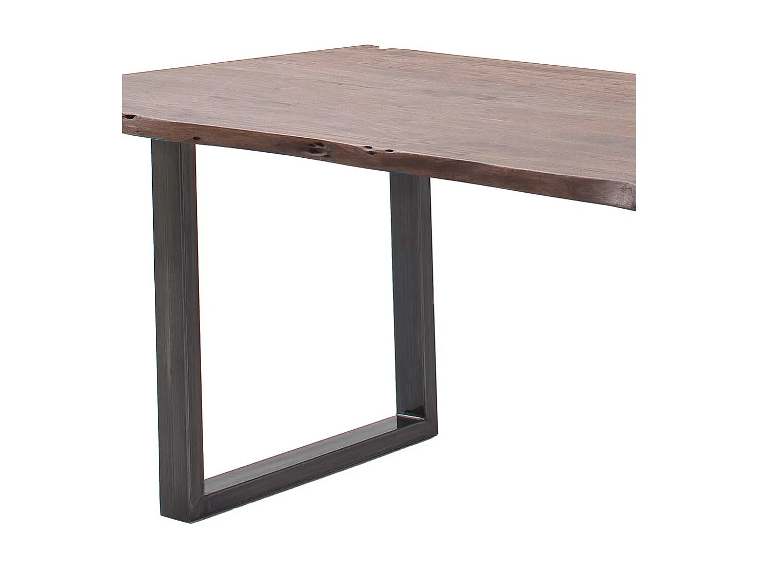 Esstisch Holztisch im Industry und Loft Stil 100 cm tief