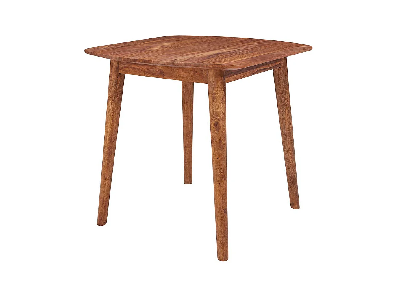 Kleiner Tisch aus Sheesham Massivholz 80 cm breit