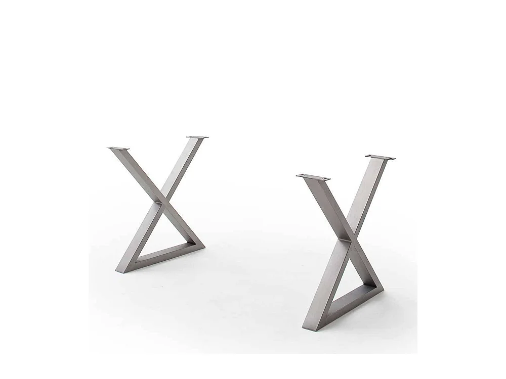 Esstisch Küchen Tisch mit X Gestell im Industry und Loft Stil