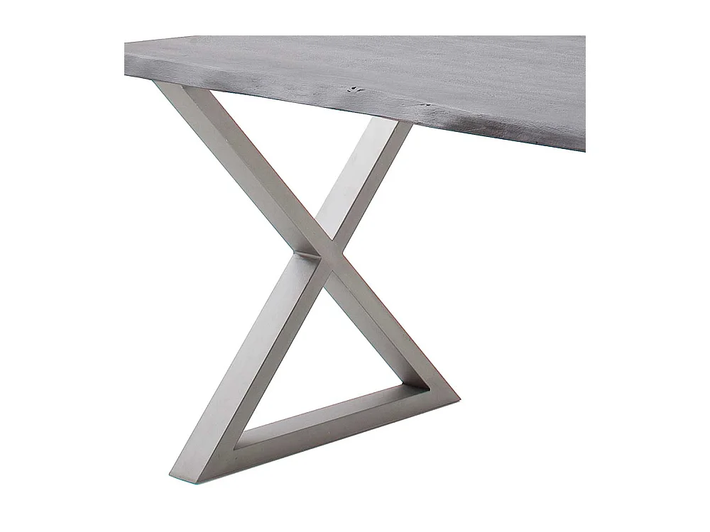 Esstisch Küchen Tisch mit X Gestell im Industry und Loft Stil