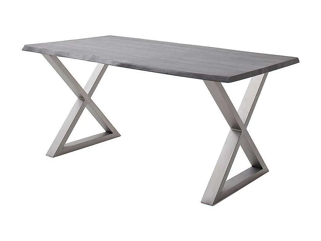 Esstisch Küchen Tisch mit X Gestell im Industry und Loft Stil