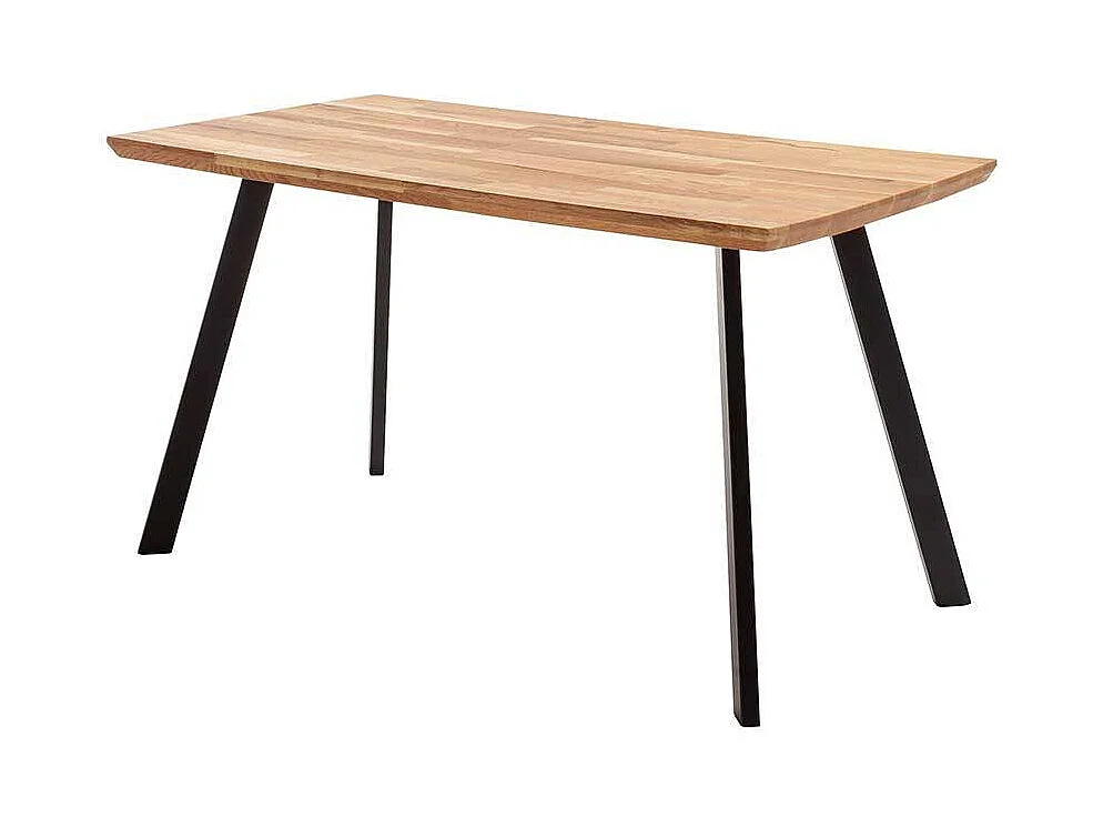 Esstisch Esszimmertisch im Industry und Loft Stil mit Schweizer Kante