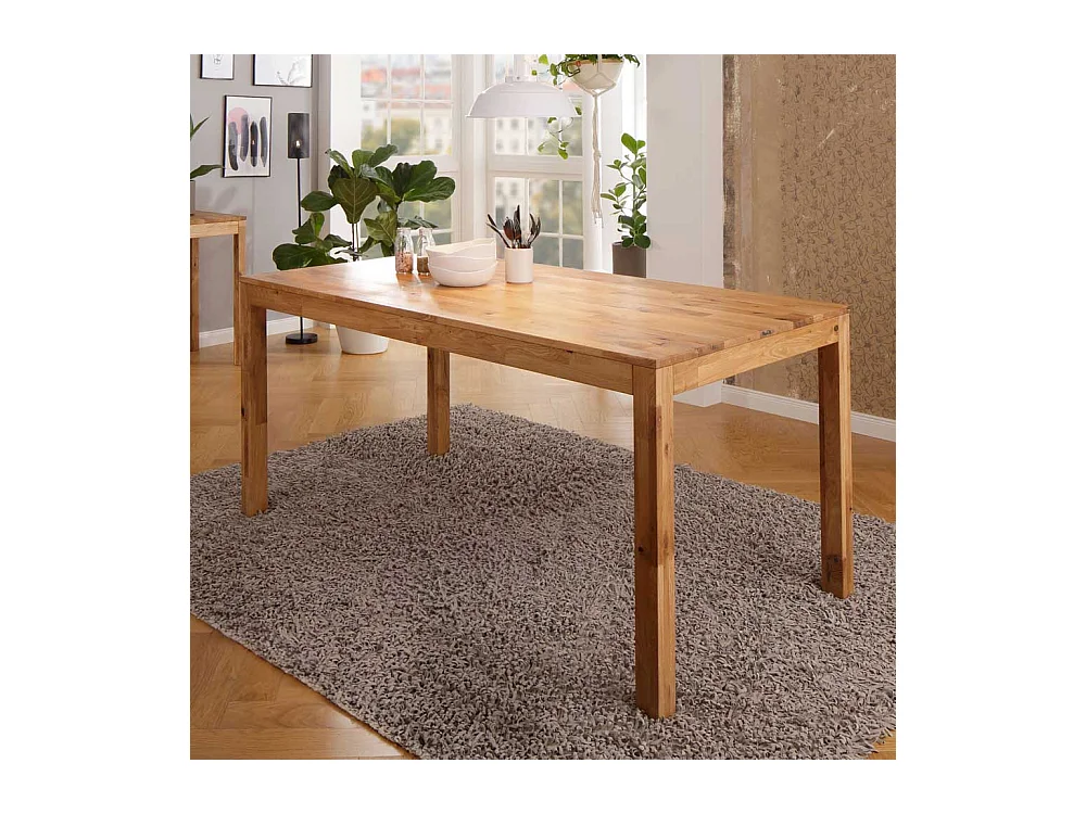 Tisch Esszimmer Esszimmertisch aus Wildeiche Massivholz geölt