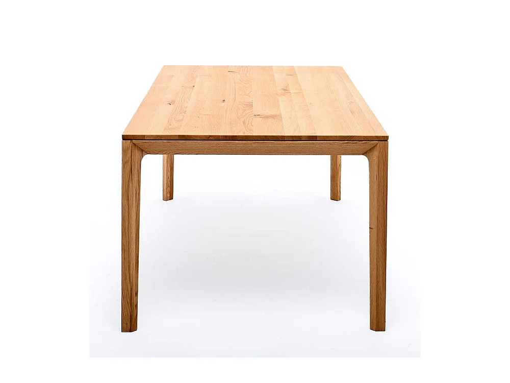 Holztisch Massivholztisch aus Eiche Massivholz in Eichefarben