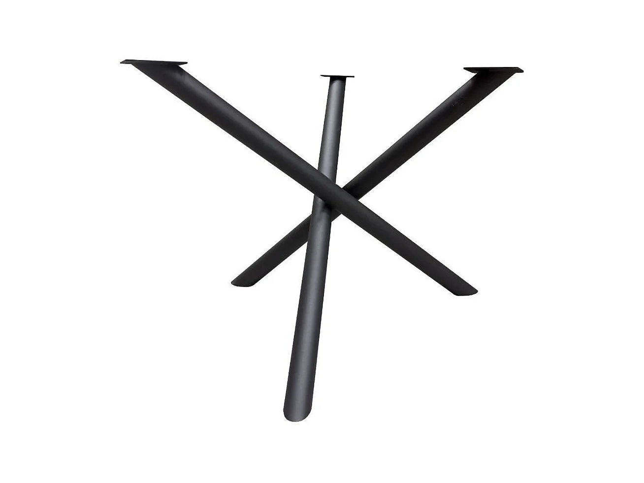 Esstisch Tisch Massivholz mit Dreifußgestell aus Metall