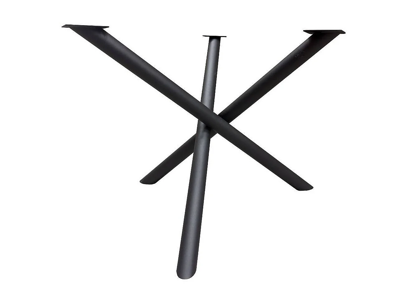 Esstisch Tisch Massivholz mit Dreifußgestell aus Metall