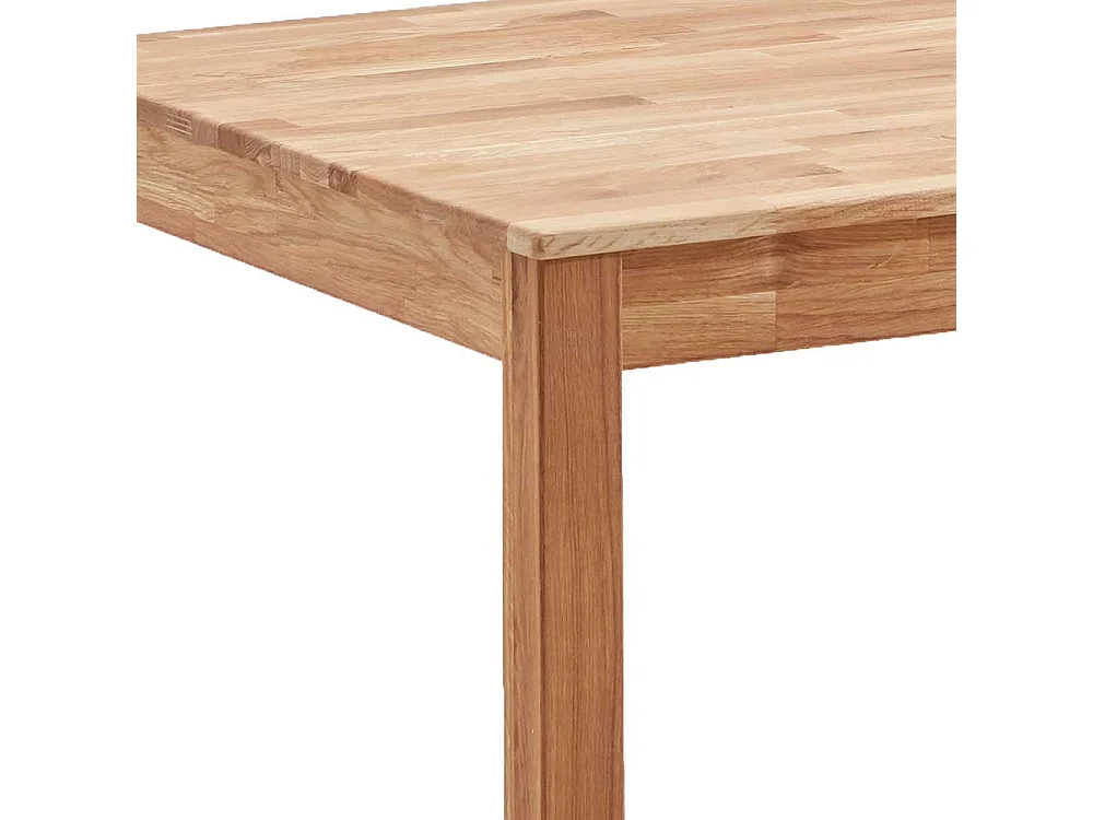 Holz Küchentisch aus Kernbuche massiv Vierfußgestell