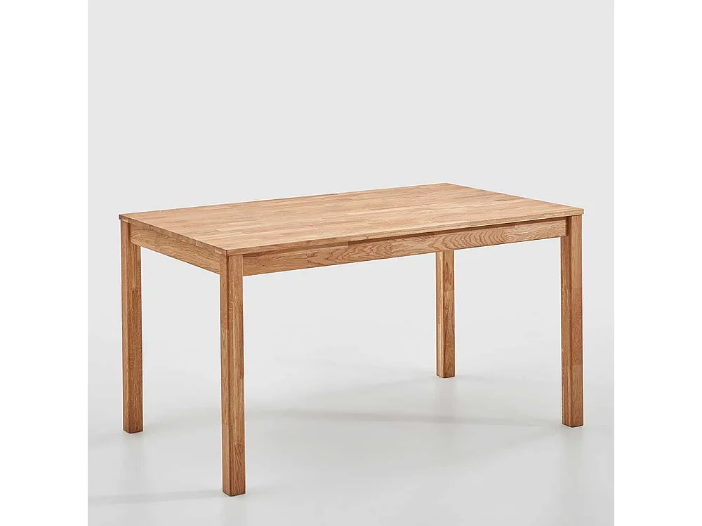 Holz Küchentisch aus Kernbuche massiv Vierfußgestell