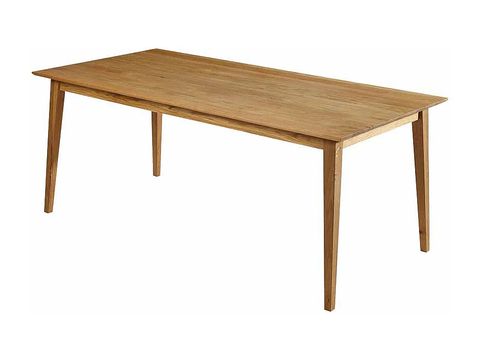 Esstisch aus Wildeiche Massivholz geölt