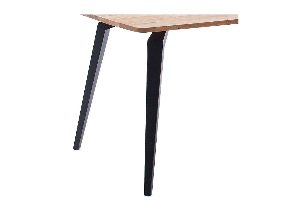 Esstisch Tisch Esszimmer aus Metall mit Massivholzplatte