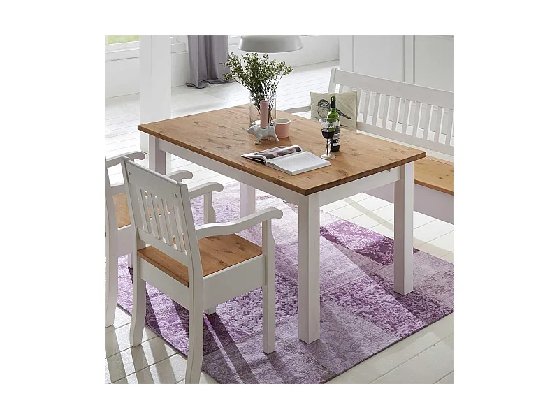 Massivholz Esstisch im Landhausstil Kiefer