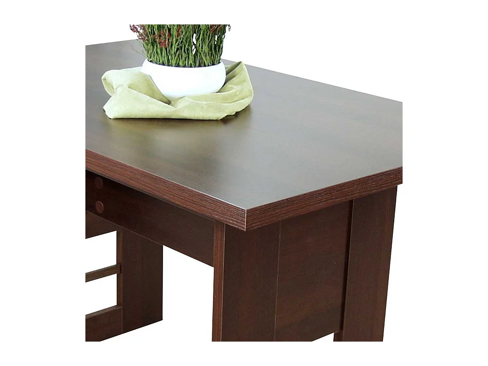 Wangen Esstisch in Nussbaumfarben 130 cm