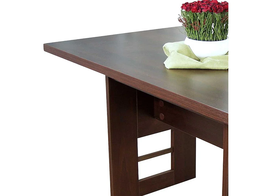 Wangen Esstisch in Nussbaumfarben 130 cm