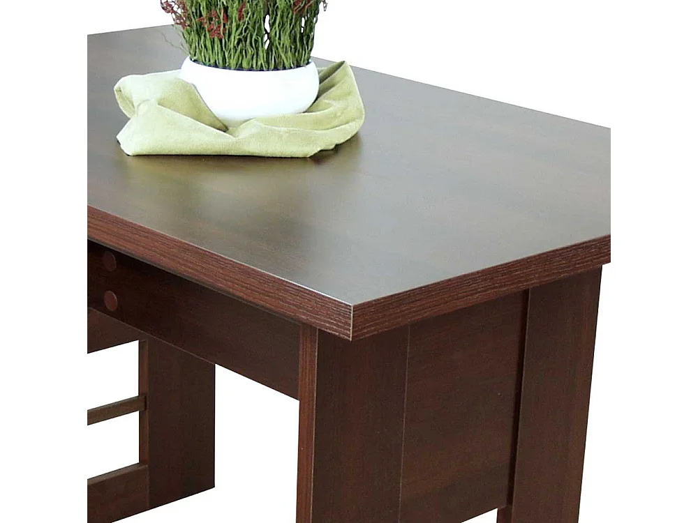 Wangen Esstisch in Nussbaumfarben 130 cm