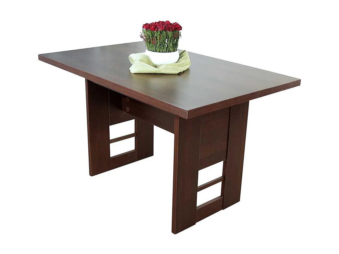 Wangen Esstisch in Nussbaumfarben 130 cm