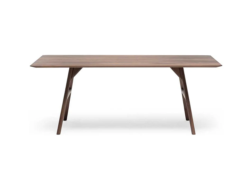 Küchentisch aus Nussbaum Massivholz handgearbeitet