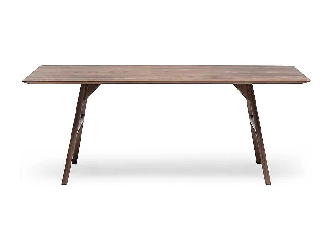 Küchentisch aus Nussbaum Massivholz handgearbeitet