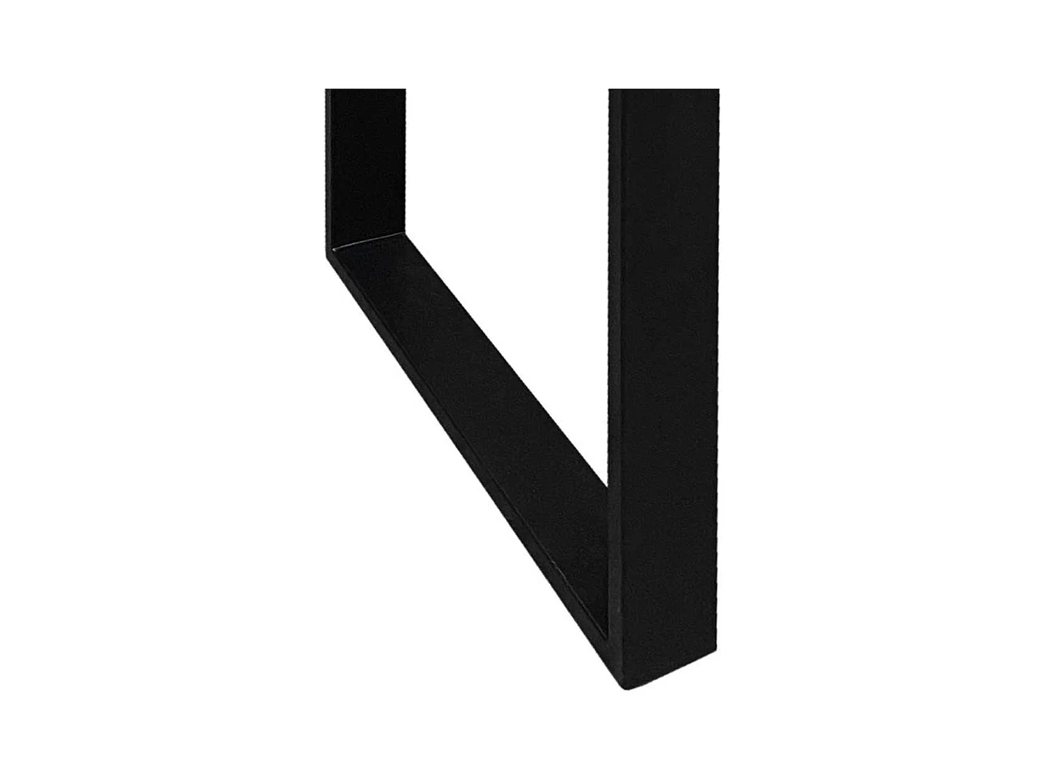 Baumkantentisch aus Akazie Massivholz und Metall Nussbaumfarben