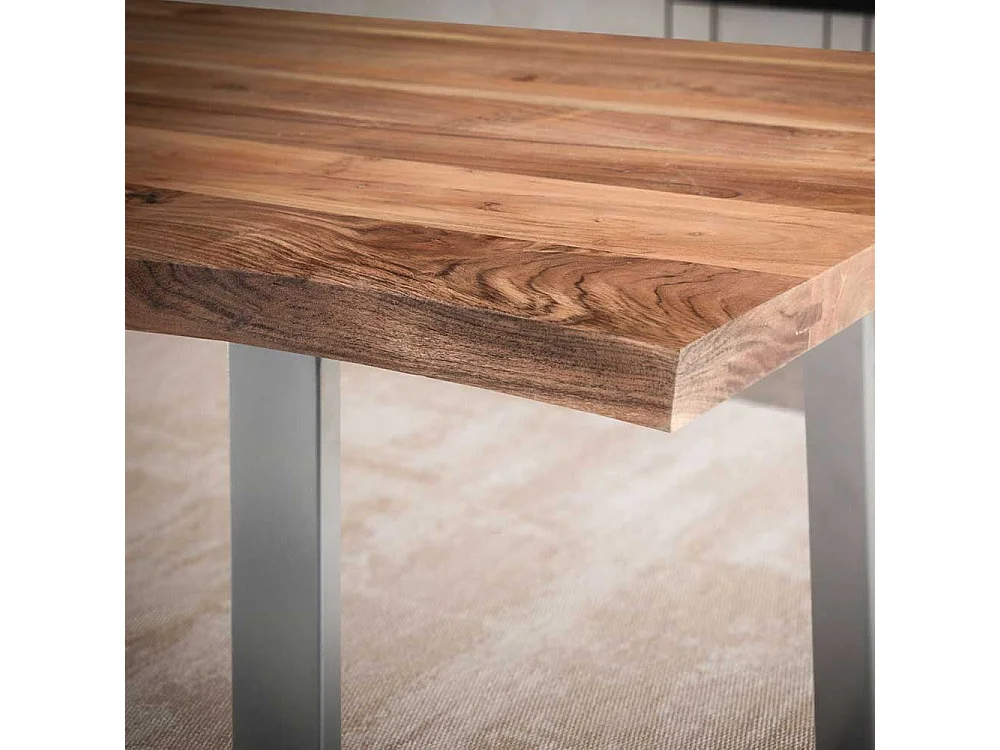 Küchen Tisch Esstisch im Industry und Loft Stil mit Bügelgestell